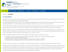 Tablet Screenshot of info.icaroprato.it